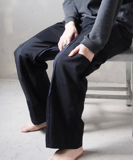 【RE;CIRCLE】 RE Patchwork One Tuck Suits Pants / 240325-011