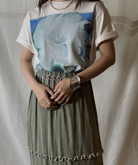 【USED】S/S T-shirt Flower②/210604-026