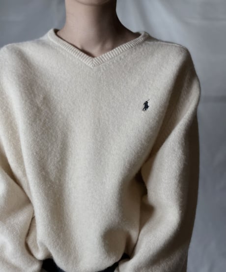 【USED】  Ralph Rauren Wool Knit①/220127-015