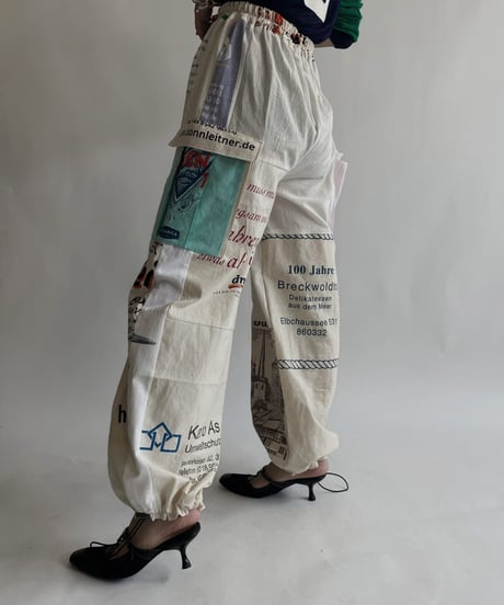 【RE;CIRCLE】 RE Eco-Friendly Bag Draw Cord Pants / 220825-026