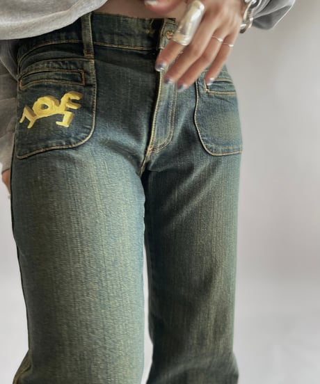 【USED】 END IS NEAR GAP Flare Denim Pants / 241012-012