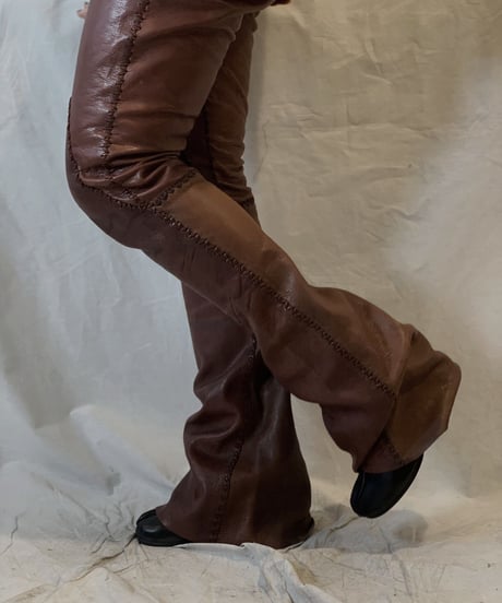 【USED】Vintage Leather Pants/210217-065