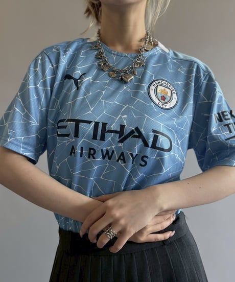 【USED】 20~21's Puma Manchester City Soccer Shirt / 260530-010