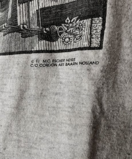 【USED】 S/S T-shirt M.C.Escher⑧/210617-043