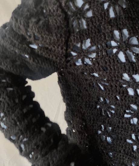 【USED】Crochet Knit Cardigan③/210217-041