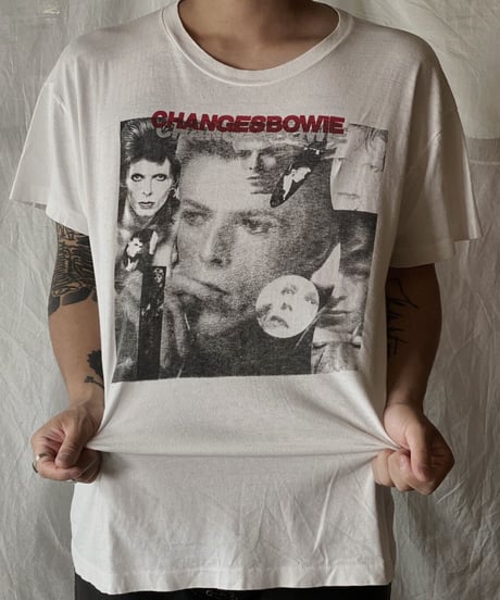 【USED】 S/S T-shirt David Bowie "CHANGESBOWIE"/210526-005