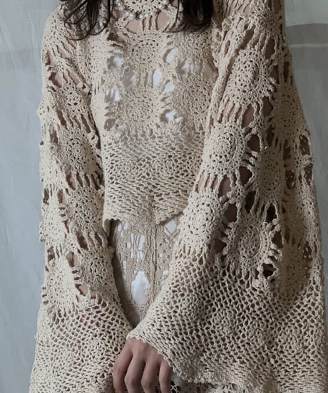 【RE;CIRCLE】RE Crocket L/S Top③/210526-065