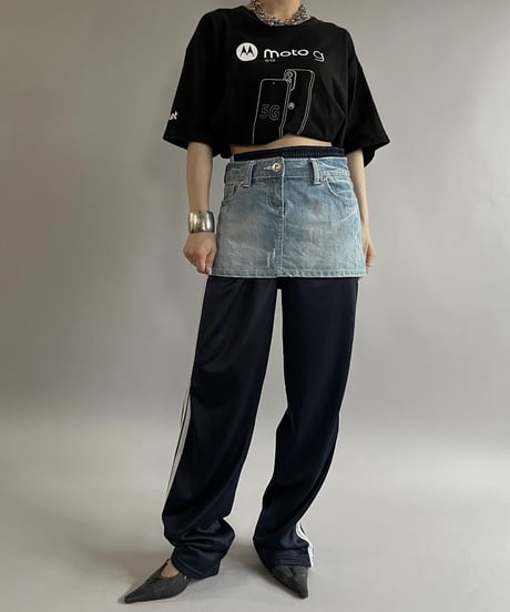 【USED】 Denim Mini Skirt /240729-008