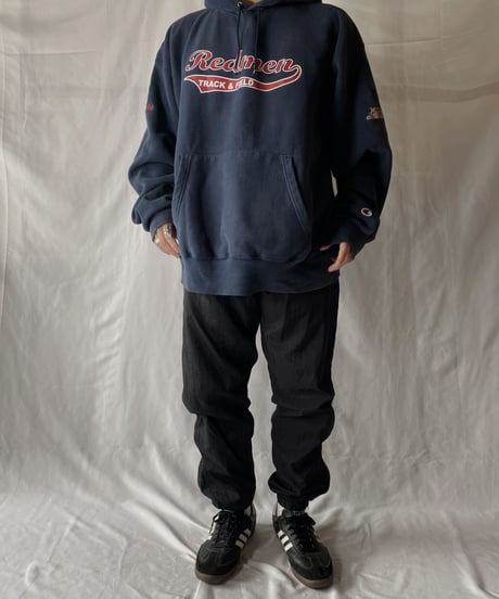 【USED】  Champion Reverse Weave Hoodie Redman/210902-036