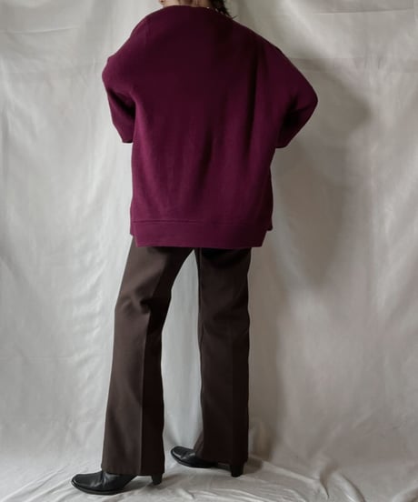 【USED】   LACOSTE Knit Cardigan④/210930-031