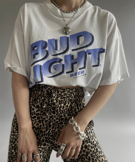 【USED】 90's BUD LIGHT BEER T-Shirt /240729-081