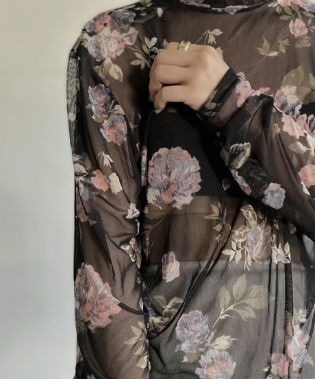 【USED】 Long Sleeved See-through Top / 220528-005
