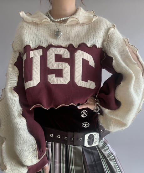 【RE;CIRCLE】 RE Mellow Knit Top /  241121-008