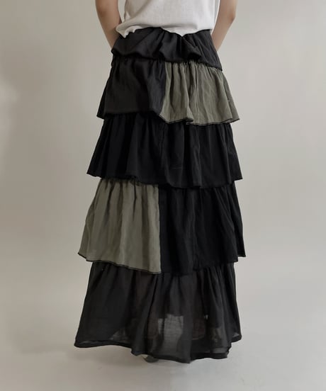 【RE;CIRCLE】 RE Indian Cotton Skirt / 220503-004