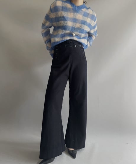 【USED】 Wool Sailor Pants / 231028-014