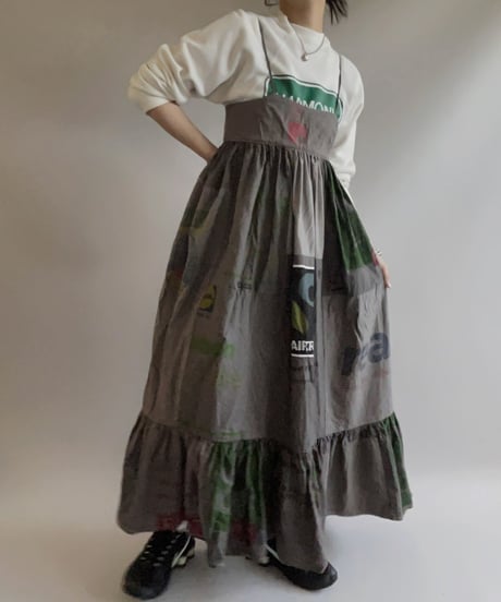 【RE;CIRCLE】RE Eco-Friendly Bag Camisole Long One-piece Gray / 2300828-017