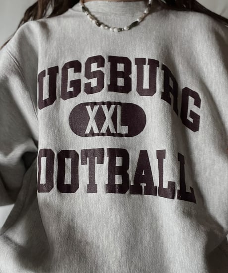 【USED】  90's USA Champion Reverse Weave Sweat AUGSBURG FOOTBALL/211116-026