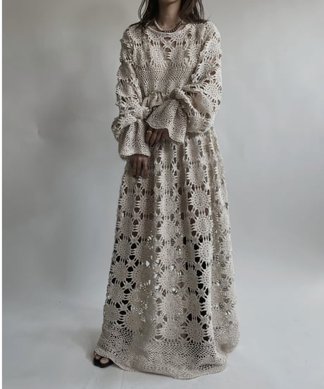 【RE;CIRCLE】 RE Crochet Lace One-piece / 220427-041