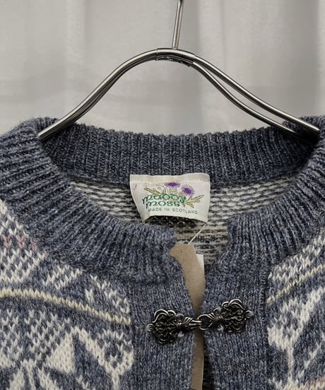 【USED】 Made in Scotland Tylorian Knit Top  /231223-002