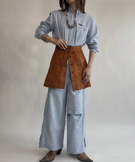 【RE;CIRCLE】 RE Shirt Jumpsuits / 220630-015