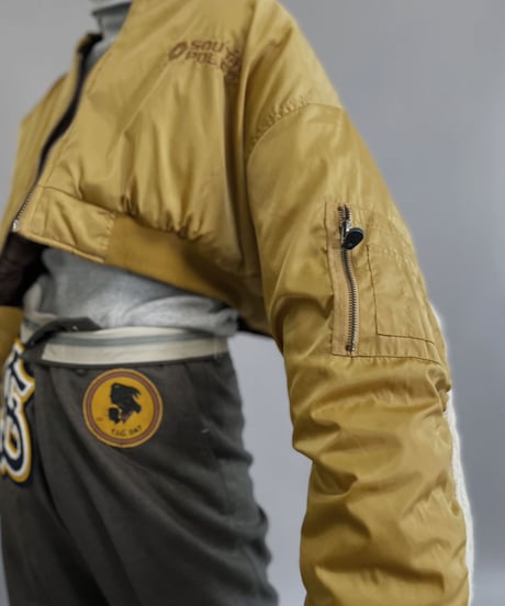 【RE;CIRCLE】 RE Short MA-1 Alan Docking Jacket Mustard Color / 221208-004