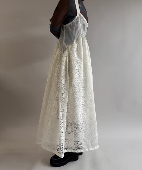 【RE;CIRCLE】 Re Parachute Lace Jump Skirt/ 250320-003