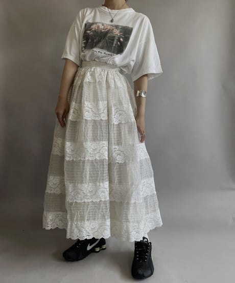 【USED】 Poly Long Skirt / 230603-016