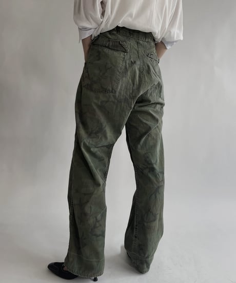 【USED】 Army Camouflage Pants / 220604-014