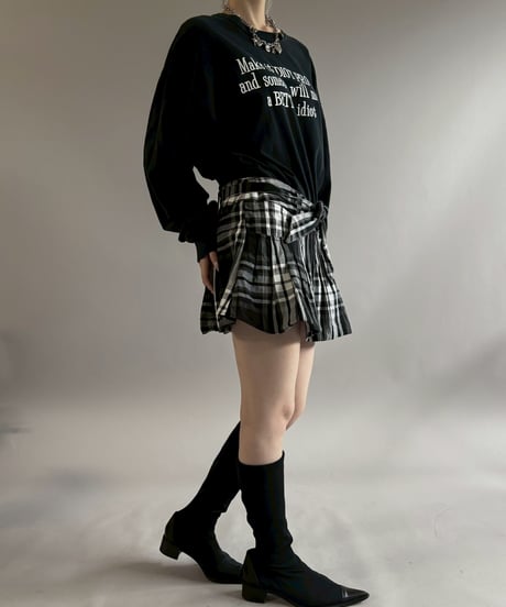 【USED】 GILDAN Make it IDIOT PROOF and someone will make a BETTER idiot L/S T-Shirt / 260502-002