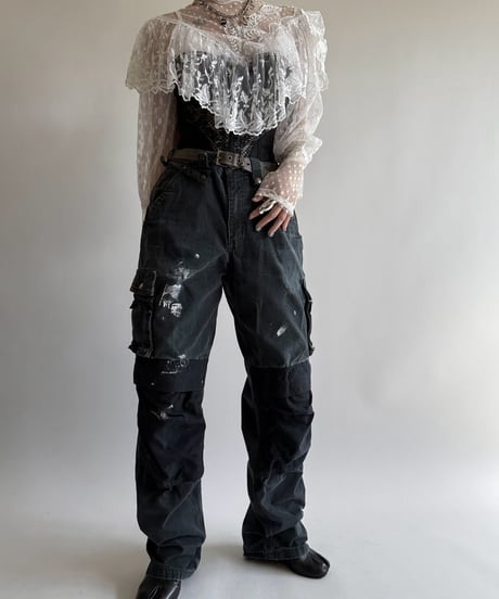 【USED】 Lace Pattern L/S Top  /250322-034
