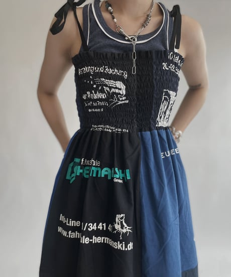 【RE;CIRCLE】 RE Eco-Friendly Bag Camisole One-piece Black / 220804-026