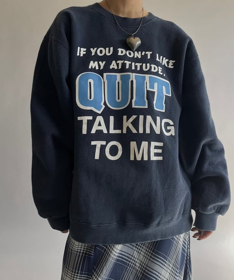 【USED】QUIT Sweat Top /241019-026