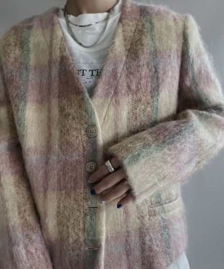 【USED】 Pure Wool Knit Jacket / 230102-012