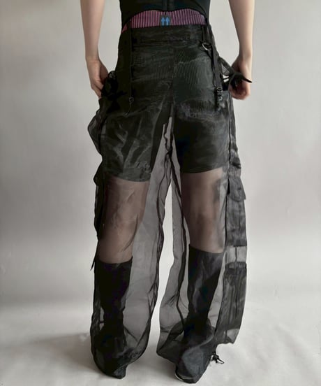 【USED】 Sheer Organdy Pants /260411-010