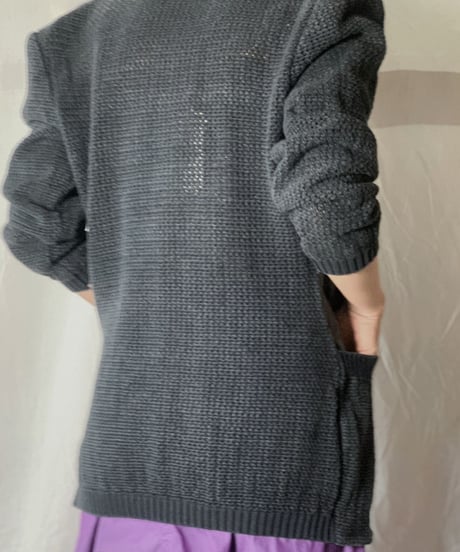 【USED】 Knit × Cotton Jacket/210708-003