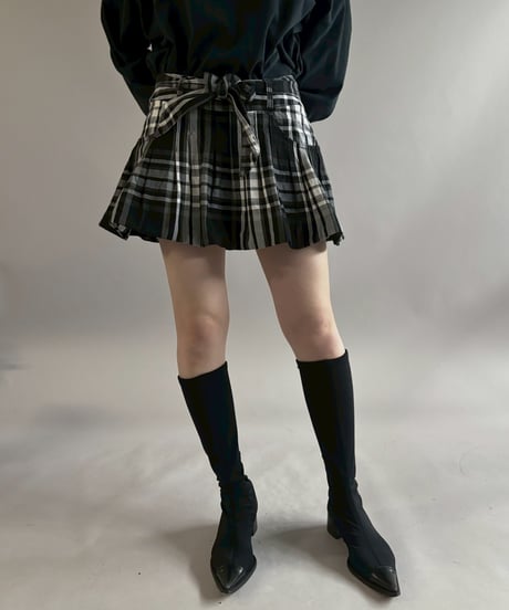 【USED】Check Pattern Mini Skirt /260502-003