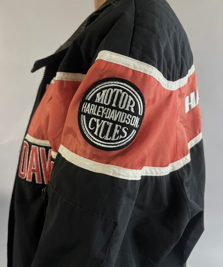 【USED】 Made in USA Harley Davidson Zip Up Jacket  /241109-012