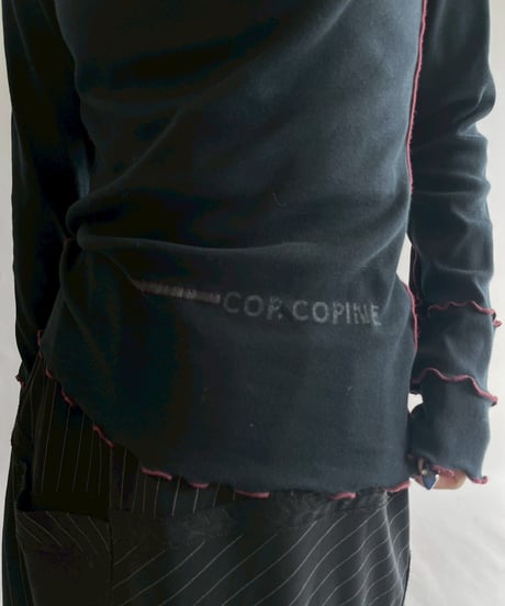【USED】 Cop.Copine Rib Mellow Numbering Top  /251014-013