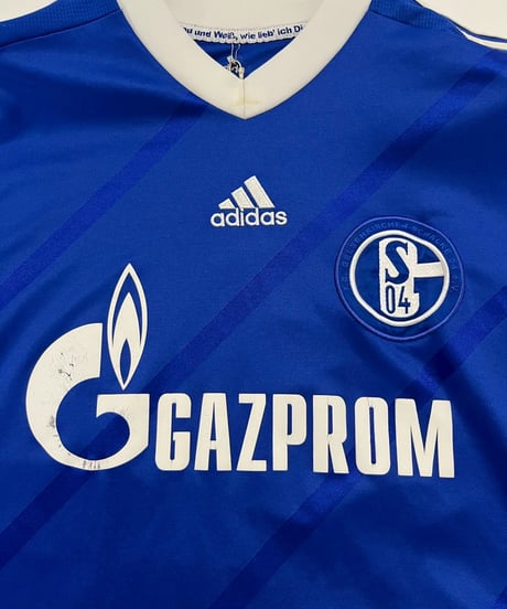 【USED】 adidas 12~13's Schalke 04 HUNTELAAR Soccer Shirt/ 250607-024