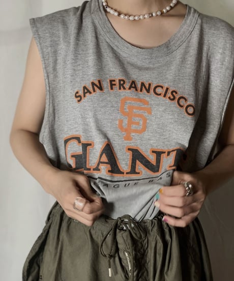 【USED】 N/S T-shirt GIANTS /210708-006