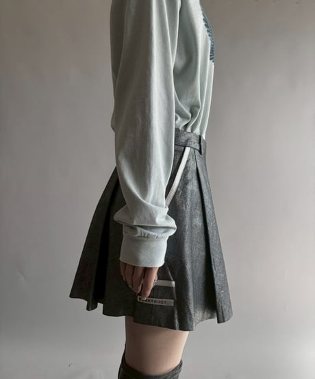 【USED】 Metallic Mini Skirt /251004-024