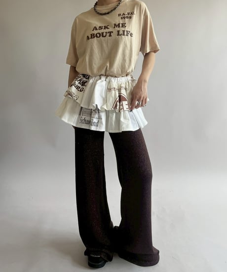 【RE;CIRCLE】 Re Eco Bag Maki Skirt /  250417-014