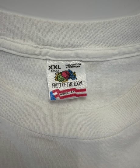 【USED】 RESIZED Made in USA 90's Fruit of the Loom GO TO HEALTH T-Shirt / 250802-011