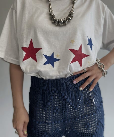 【USED】 Star Pattern T-shirt / 220827-017
