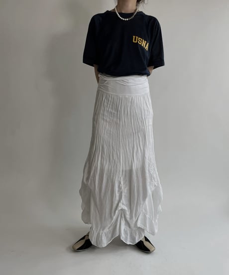 【USED】 Double Face USNA Short Sleeves T-shirt / 220507-034