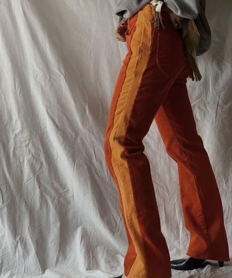 【RE;CIRCLE】 Remake Corduroy Side Line Pants④/210317-006