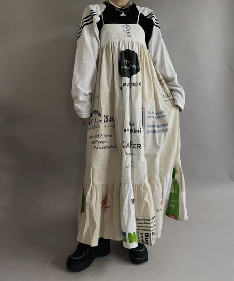 【RE;CIRCLE】RE Eco-Friendly Bag Camisole Long One-piece / 230327-004