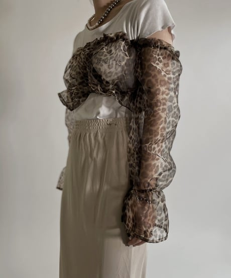 【USED】 See-through Long Sleeves Top / 220507-012