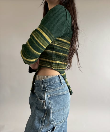 【RE;CIRCLE】 RE Rib Knit Leotard Top / 260205-022