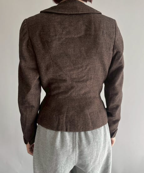 【USED】 Round Collar Jacket / 251108-001